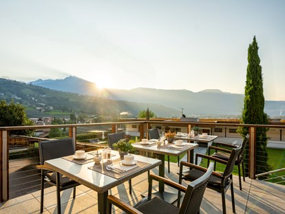 Hundehotel - Verpflegung: Halbpension - Trentino-Südtirol - Sonnenterrasse - Hotel & Residence Der Heinrichshof