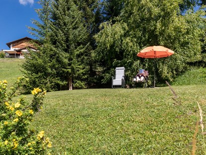 Hundehotel - Umgebungsschwerpunkt: Fluss - Schweiz - Viel Platz auf der Liegewiese - Hotel Gravas Lodge