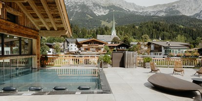 Hundehotel - Hund im Restaurant erlaubt - Tiroler Unterland - Dachterrasse zum Entspannen - Kaiserlodge