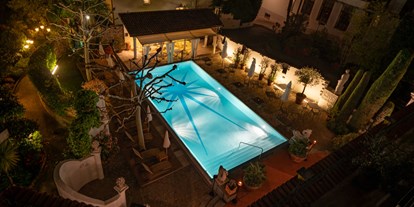 Hundehotel - WLAN - Schweiz - Terrassen Aussicht auf Pool - Sunstar Hotel Brissago - Sunstar Hotel Brissago