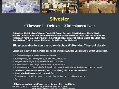 Hundehotel - Verpflegung: Vollpension - Schweiz - silvester  - Boutique Hotel Thessoni classic 