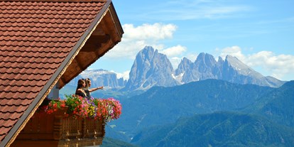 Hundehotel - Umgebungsschwerpunkt: am Land - Trentino-Südtirol - Ausblick vom Hotel Sambergerhof - Sambergerhof