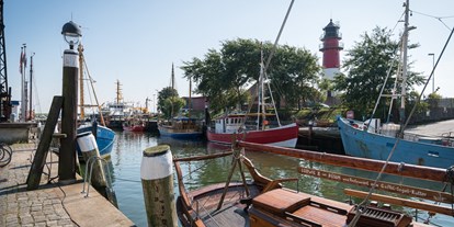 Hundehotel - Pellworm - Der historische Hafen, die Promenade und die Flaniermeile sind fußläufig zu erreichen. - Das Frühstückshotel Büsum