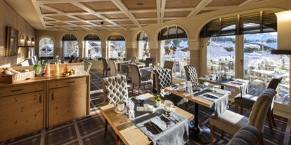 Hundehotel - Preisniveau: exklusiv - Schweiz - Restaurant «Möserstube» - GOLFHOTEL Les Hauts de Gstaad & SPA