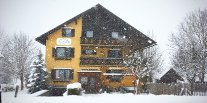 Hundehotel - Backofen - Unsere Alpenlodge AUSseeZEIT ist auch im Winter schön - Alpenlodge AUSseeZEIT 