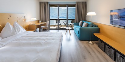Hundehotel - Pools: Außenpool beheizt - Schweiz - Large Premium Comfort Room - Parkhotel Brenscino Brissago