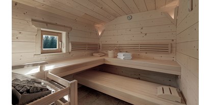 Hundehotel - Adults only - Österreich - INNs HOLZ Chalet Sauna des Private Spas im Chalet - INNs HOLZ Chaletdorf