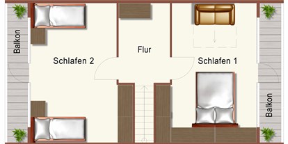 Hundehotel - Winterwanderwege - Der Fuchsbau - Blockhaus 2