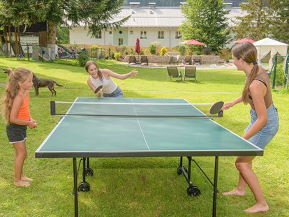 Hundehotel - Umgebungsschwerpunkt: am Land - Österreich - Lust auf eine Partie Tischtennis ? - GRUBERS Hotel Apartments Gastein