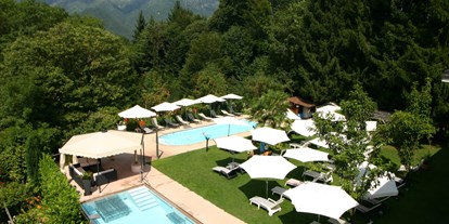 Hundehotel - Pools: Außenpool beheizt - Schweiz - Hotel & Spa Cacciatori