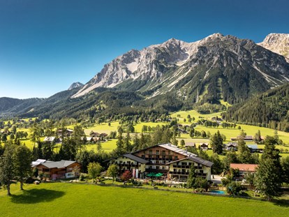 Hundehotel - Umgebungsschwerpunkt: Berg - Steiermark - Ein Bild sagt mehr als tausend Worte - Almfrieden Hotel & Romantikchalet