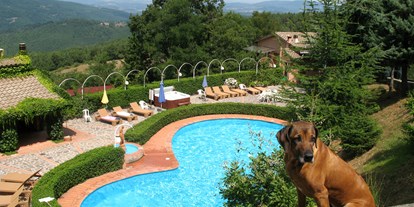 Hundehotel - Umgebungsschwerpunkt: Fluss - Italien - Schwimmingpool - Hotel Rifugio Prategiano Maremma Toskana