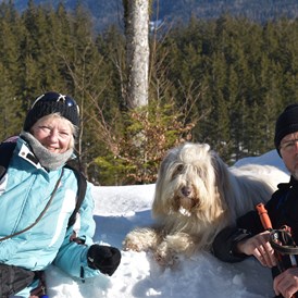 Ferienhaus mit Hund: Berge genießen im Schnee - Alpenlodge AUSseeZEIT 