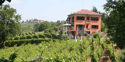 Hundehotel - Italien - Blick auf unser schönes Haus - Villa I Due Padroni