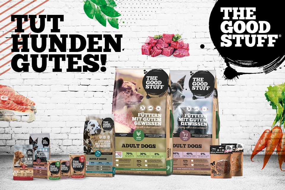 THE GOODSTUFF: Von Natur aus hochwertiges Hundefutter - hundehotel.info