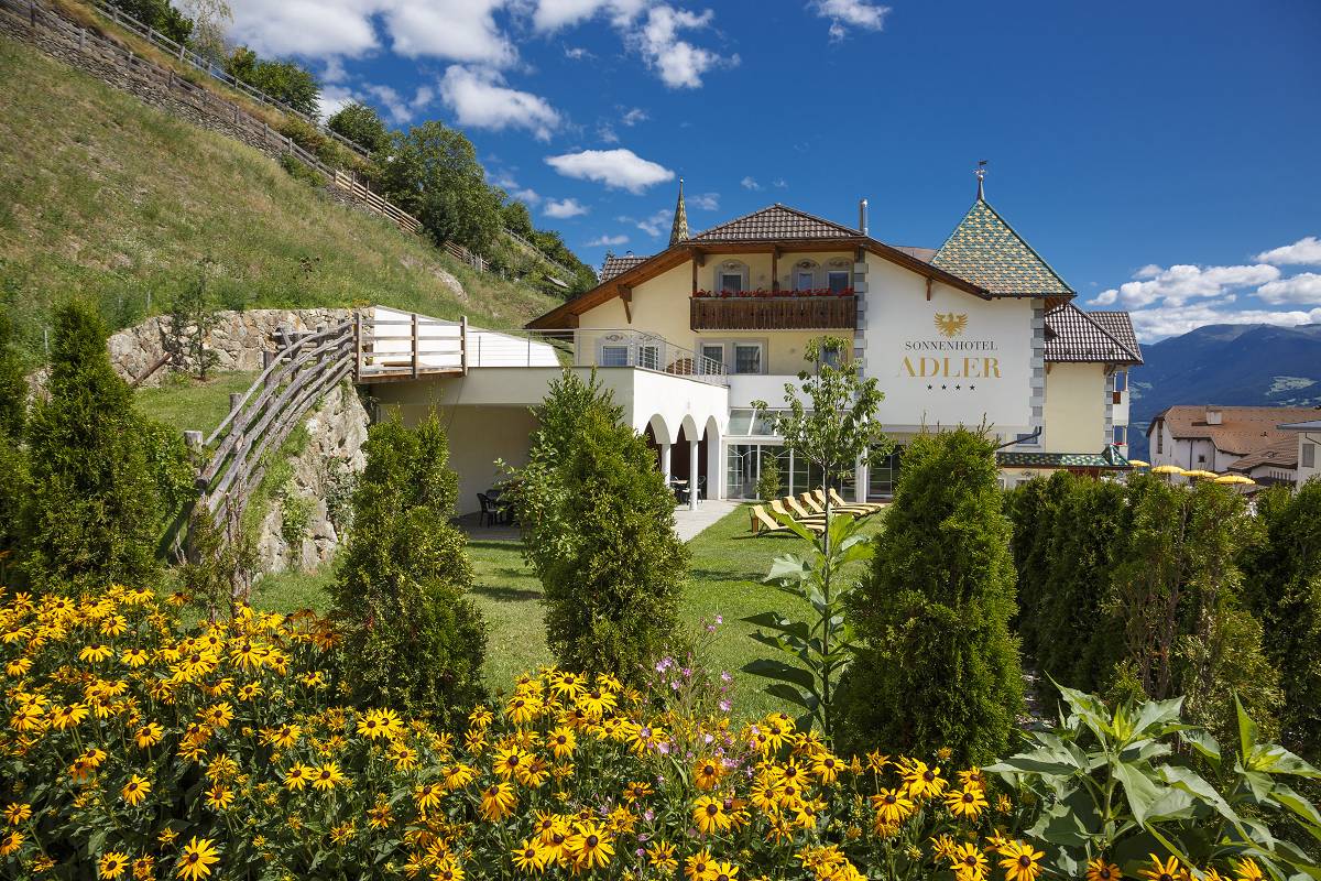 Aktivurlaub mit Hund im Sonnenhotel Adler in Südtirol - hundehotel.info