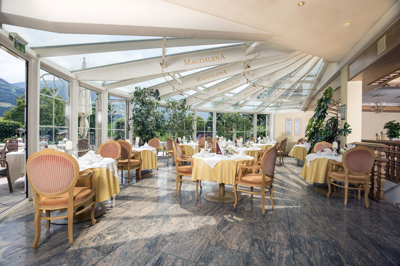 Wintergarten im Hotel Magdalena