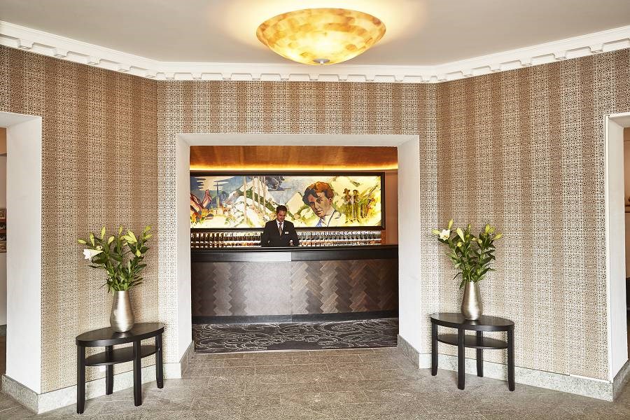 Lobby im Steigenberger Grandhotel Belvédère