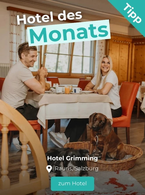 Hoteltipp des Monats: Hotel Grimming Dogs & Friends, Rauris, Salzburg
