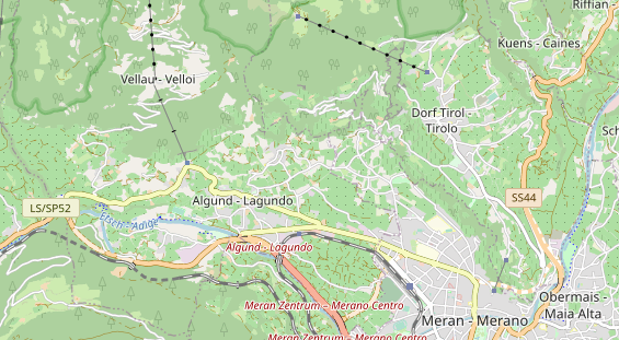 Hundehotel auf Karte