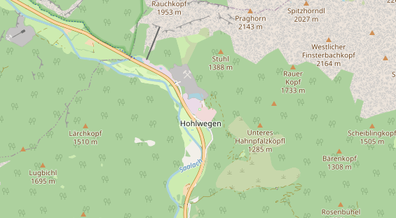 Hundehotel auf Karte