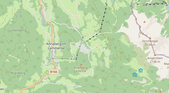 Hundehotel auf Karte