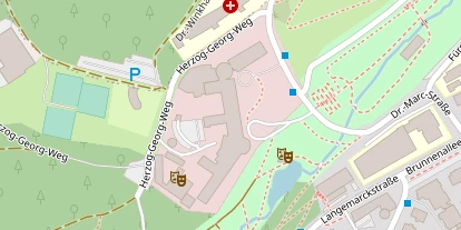 Hundehotel auf Satellitenbild