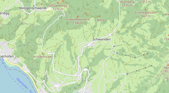 Hundehotel auf Karte