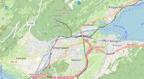 Hundehotel auf Karte