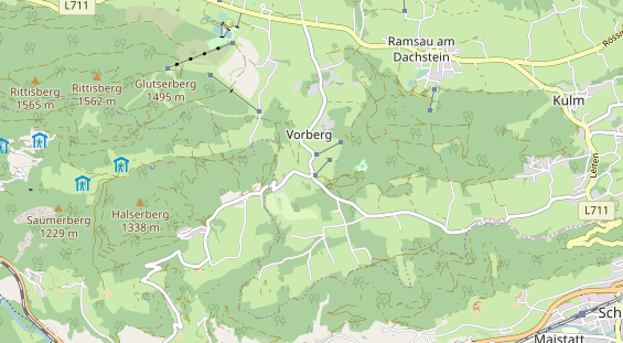 Hundehotel auf Karte