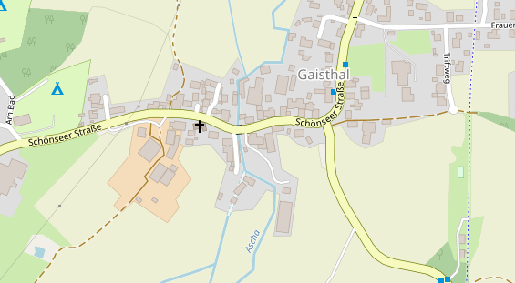 Hundehotel auf Satellitenbild