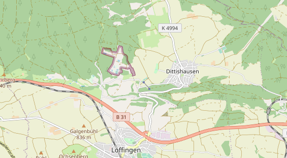 Hundehotel auf Karte