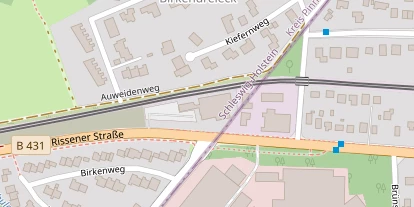 Hundehotel auf Satellitenbild