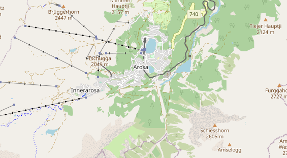 Hundehotel auf Karte