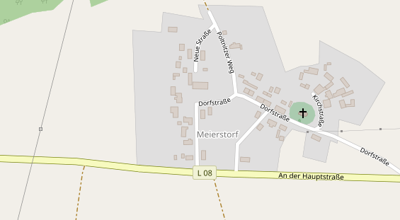 Ferienhaus auf Satellitenbild