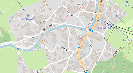 Hundehotel auf Satellitenbild