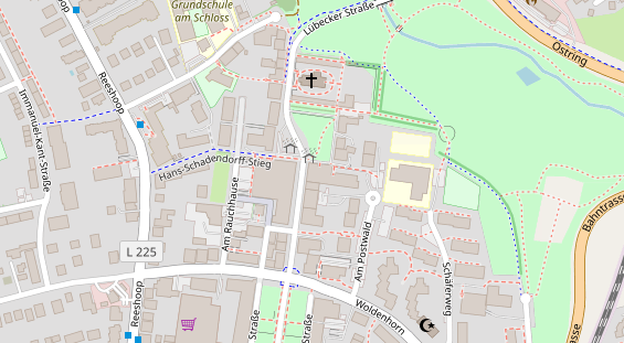 Hundehotel auf Satellitenbild