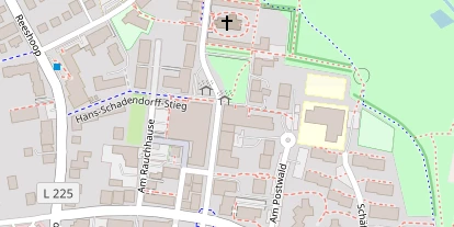 Hundehotel auf Satellitenbild