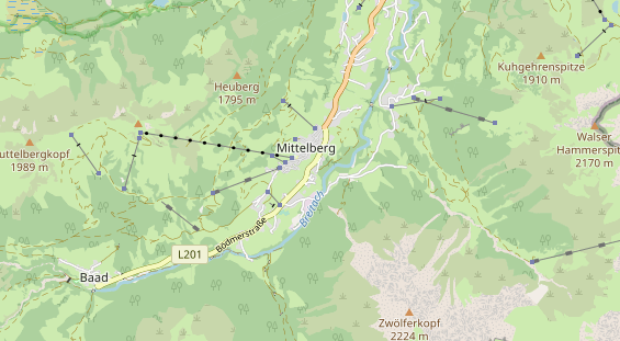 Hundehotel auf Karte