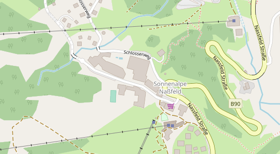 Hundehotel auf Satellitenbild