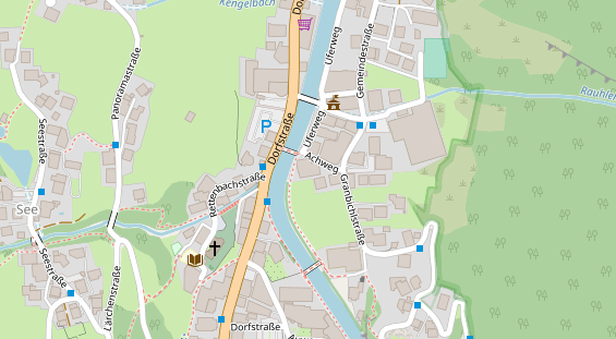 Hundehotel auf Satellitenbild