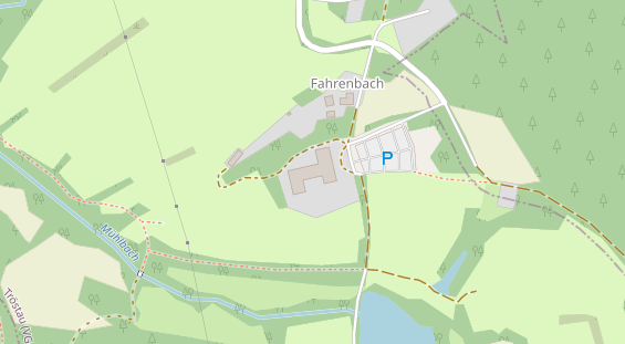 Hundehotel auf Satellitenbild