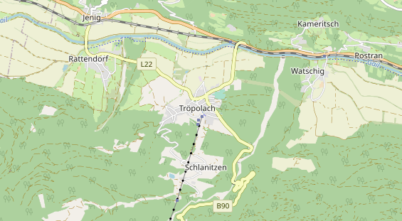 Hundehotel auf Karte