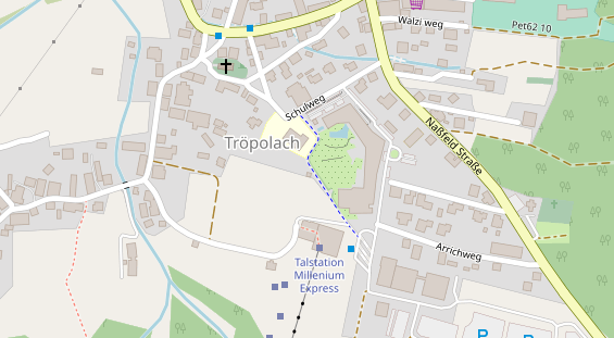 Hundehotel auf Satellitenbild