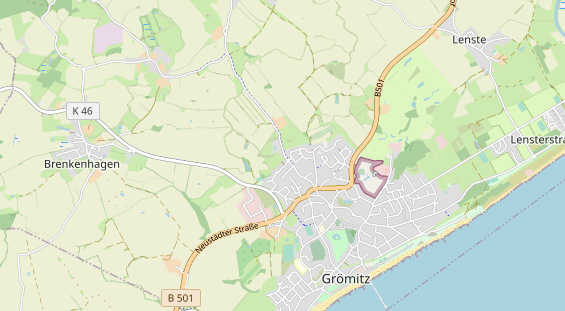 Ferienhaus auf Karte