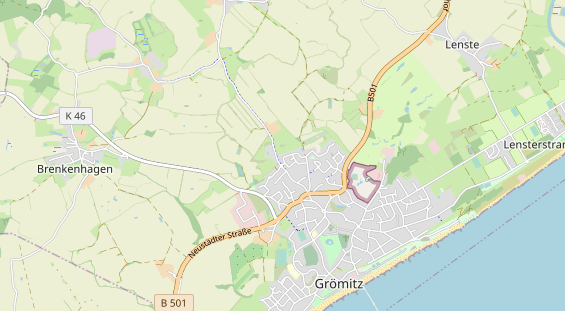 Ferienhaus auf Karte