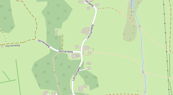 Hundehotel auf Satellitenbild