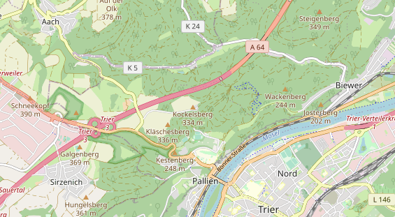 Hundehotel auf Karte