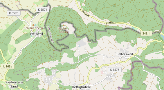 Hundehotel auf Karte