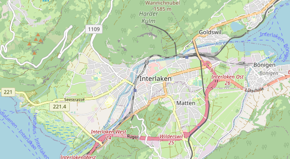 Hundehotel auf Karte